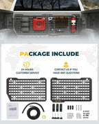 Front & Side Bed MOLLE Panel for Jeep Gladiator/ Ford Maverick/ Chevy Silverado