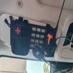 Sun Visor Organizer - Tactical Plate Visor - Molle Interior Modification