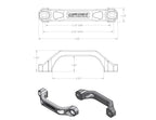 Agency 6 6" Billet Grab Handles - Pair
