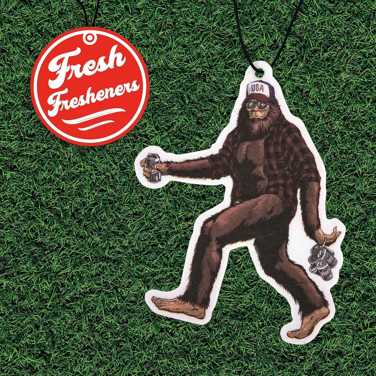 Sasquatch Air Fresheners 4 Pack, Car Air Fresheners Scented with Premium Oils 