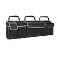 Car Trunk Organizer for SUV Backseat Hanging Organizer for SUV Truck MPV Upgrade Back Seat Storage Bags with 4 Pockets 39*14Inch