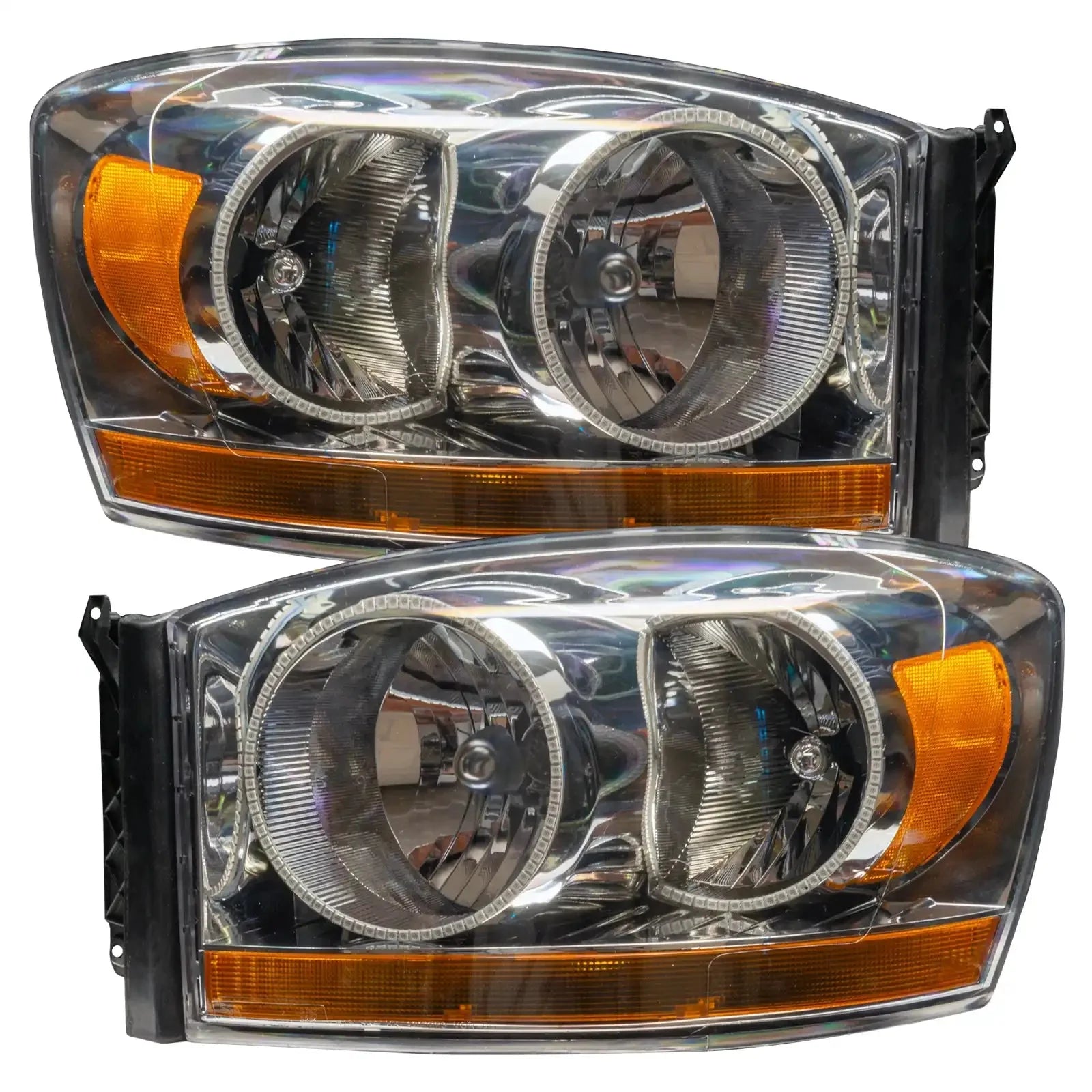 ORACLE Lighting 2006 Dodge Ram Pre-Assembled Halo Headlights - Chrome