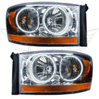 ORACLE Lighting 2006 Dodge Ram Pre-Assembled Halo Headlights - Chrome