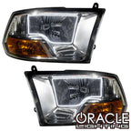 ORACLE Lighting 2009-2012 Ram Non-Sport Pre-Assembled Halo Headlights - Chrome Housing