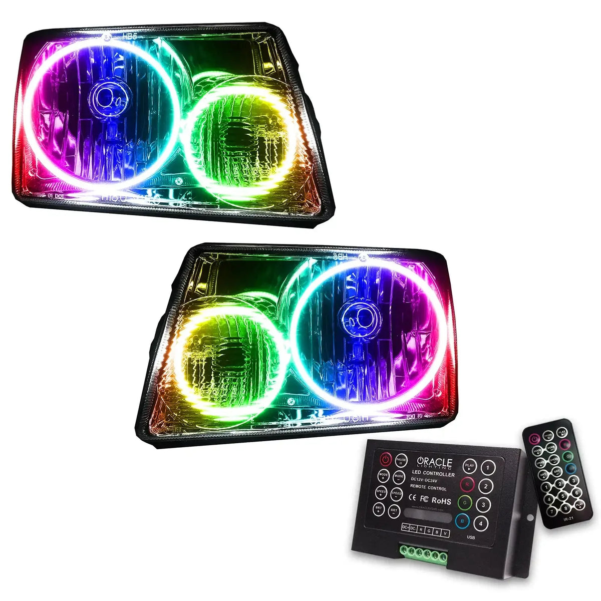 ORACLE Lighting 2001-2011 Ford Ranger Pre-Assembled Halo Headlights
