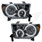 ORACLE Lighting 2007-2013 Toyota Tundra Pre-Assembled Halo Headlights - Black Housing