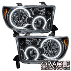 ORACLE Lighting 2007-2013 Toyota Tundra Pre-Assembled Halo Headlights - Black Housing
