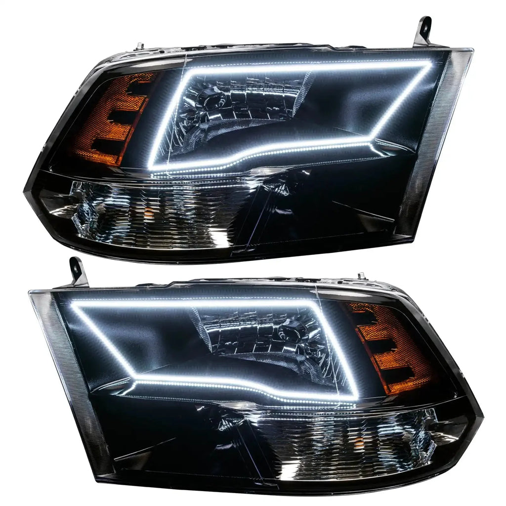 ORACLE Lighting 2009-2018 RAM 1500 Sport Pre-Assembled Headlights - Black Housing