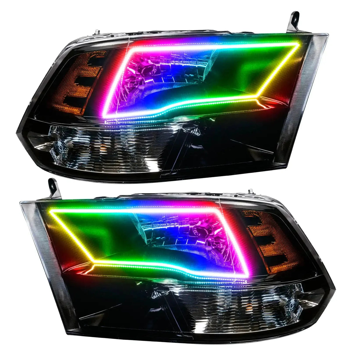 ORACLE Lighting 2009-2018 RAM 1500 Sport Pre-Assembled Headlights - Black Housing