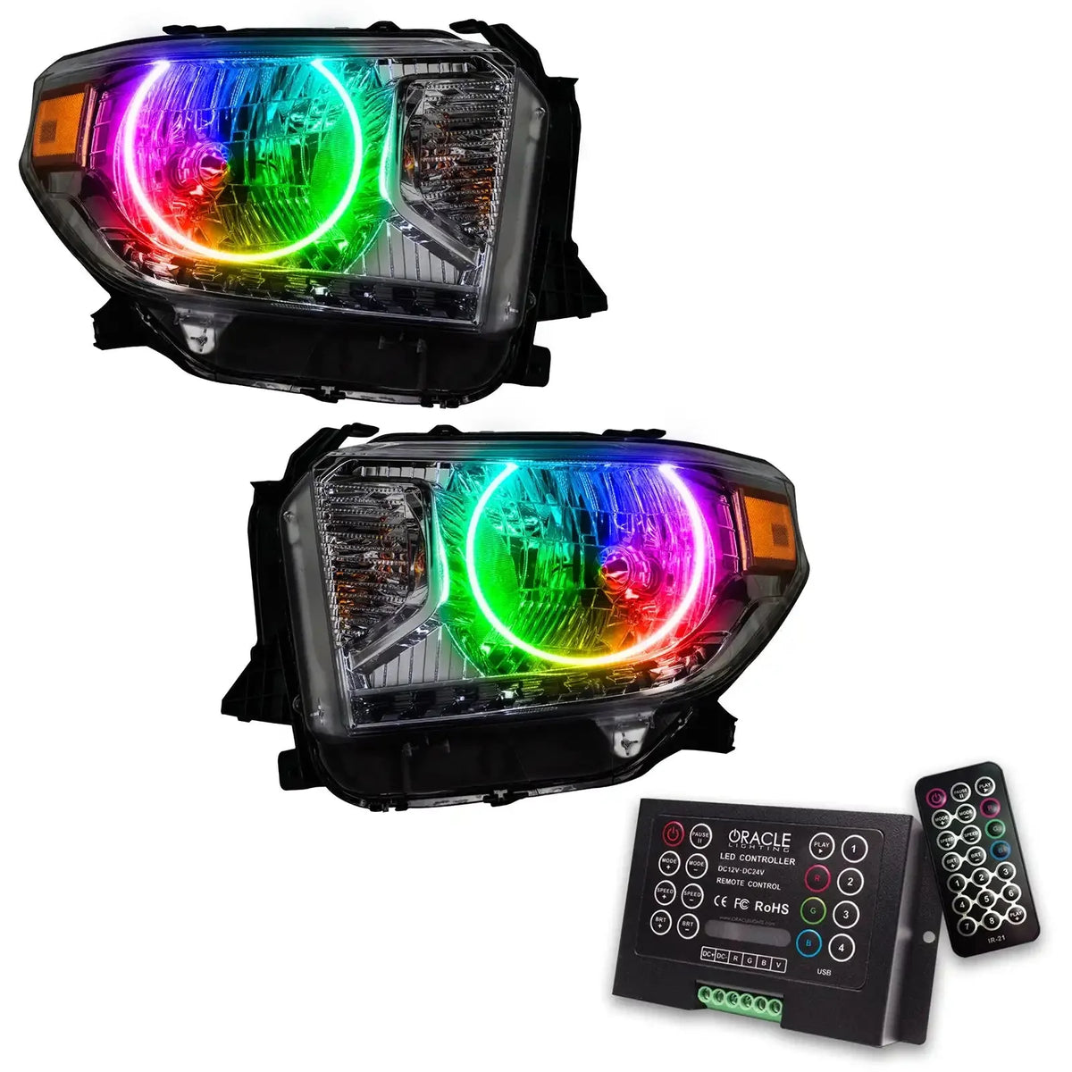 ORACLE Lighting 2014-2017 Toyota Tundra Pre-Assembled Halo Headlights