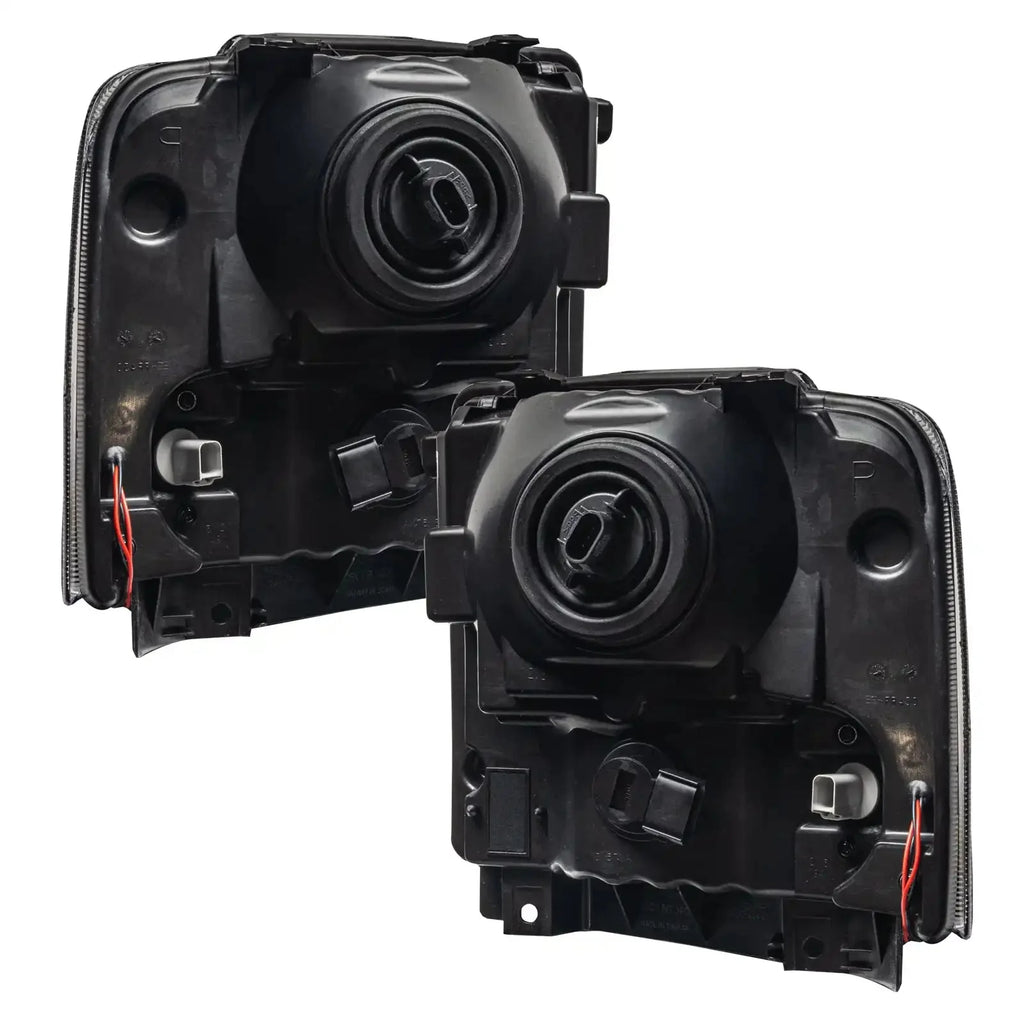 ORACLE Lighting 2005-2007 Ford F-250/F-350 Super Duty Pre-Assembled Halo Headlights - Black Housing