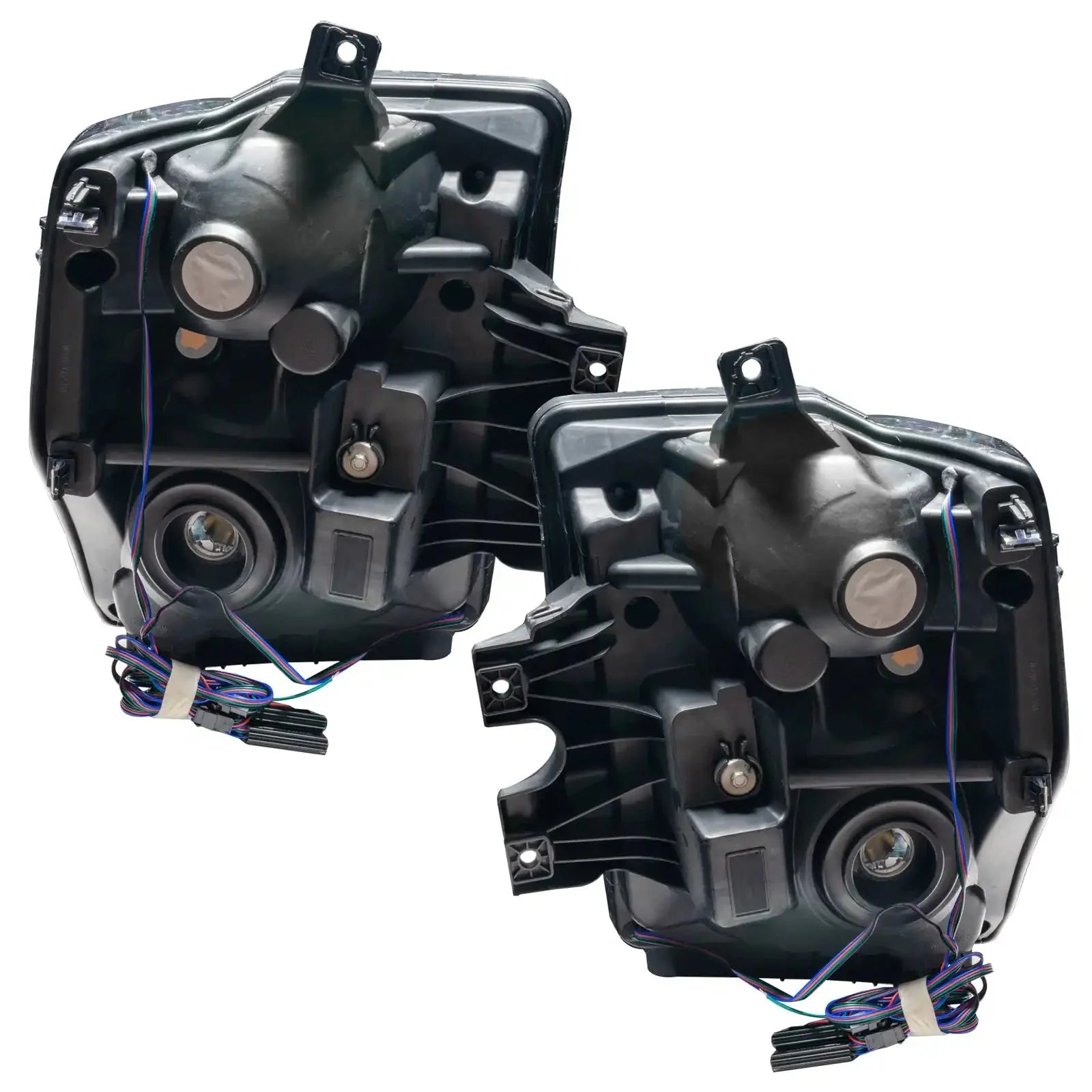 ORACLE Lighting 2008-2010 Ford F-250/F-350 Super Duty Pre-Assembled Halo Headlights - Black
