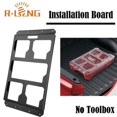1Pcs Aluminum Mounting Plates Compatible with for Milwaukee Packout Toolbox Mounting Base Storage Toolbox Wall or Floor