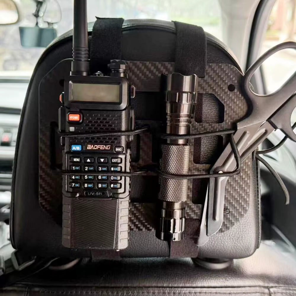 Fwoyonze Tactical Vehicle Seat Headrest MOLLE Panel Car Seat Headrest Organizer Holder Truck Mount Panels