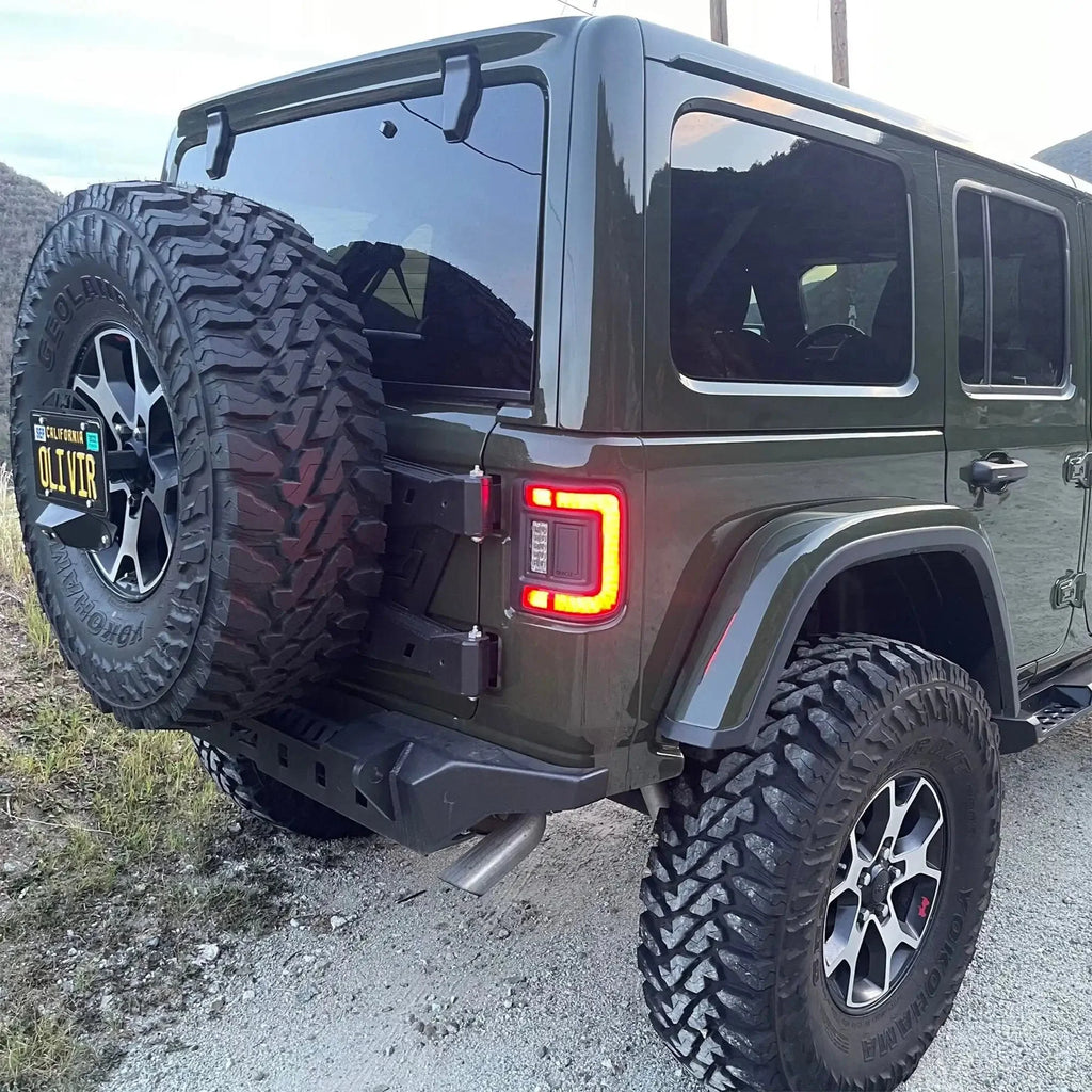 V2 | Flush Mount LED Tail Lights for Jeep Wrangler JL | Low-Profile | Plug-and-Play
