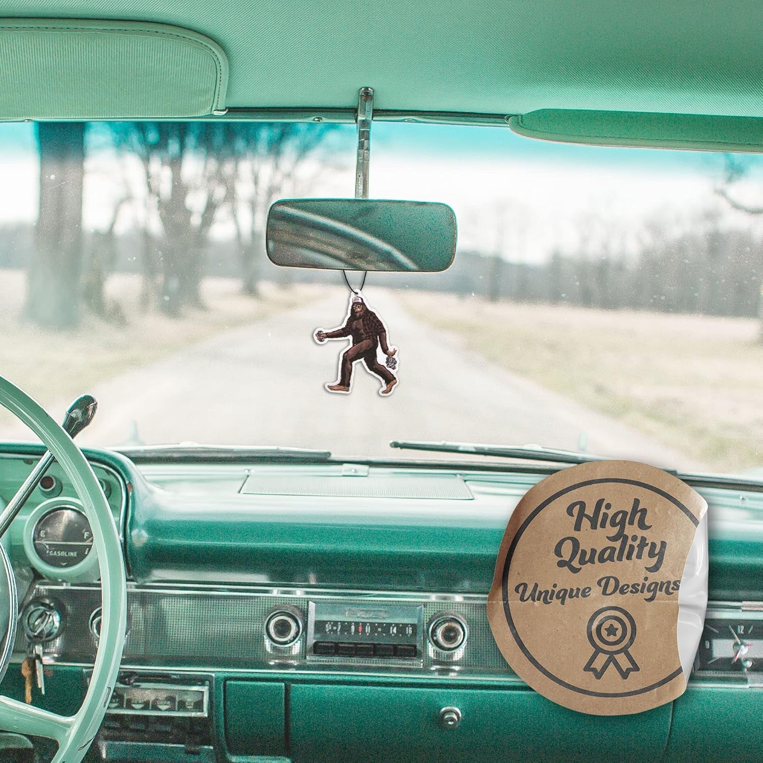 Sasquatch Air Fresheners 4 Pack, Car Air Fresheners Scented with Premium Oils 