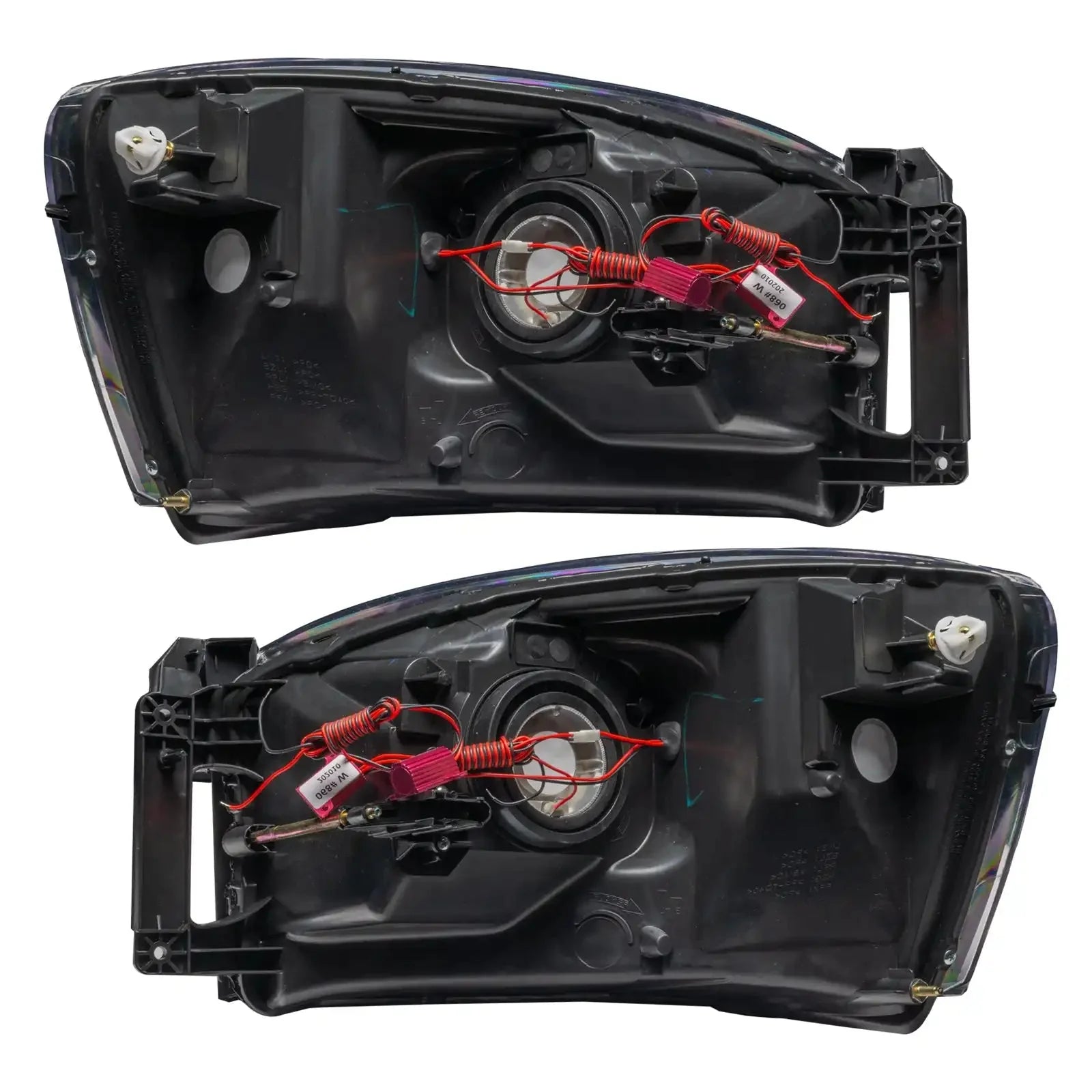 ORACLE Lighting 2007-2008 Dodge Ram Pre-Assembled Halo Headlights - Black