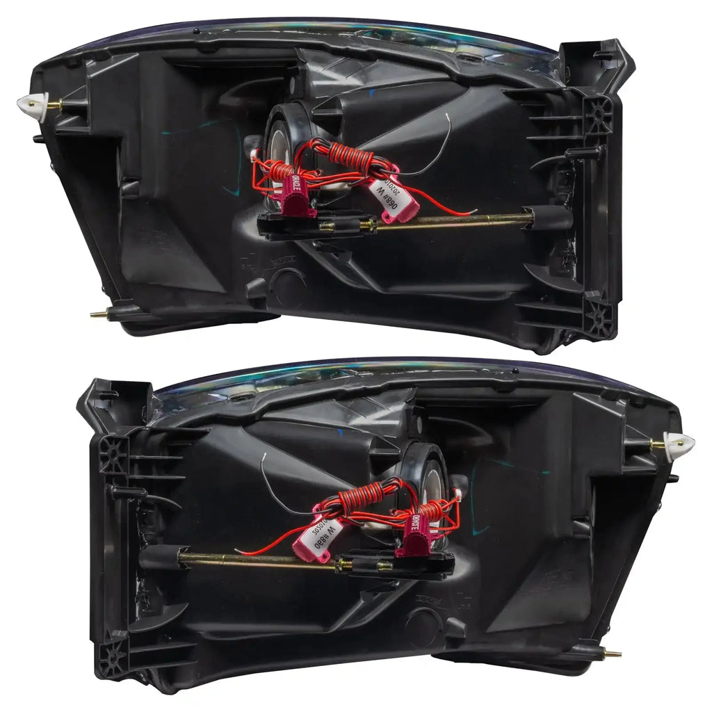 ORACLE Lighting 2007-2008 Dodge Ram Pre-Assembled Halo Headlights - Black