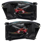 ORACLE Lighting 2007-2008 Dodge Ram Pre-Assembled Halo Headlights - Black