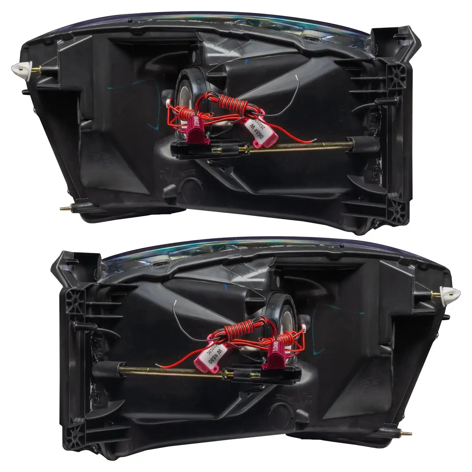 ORACLE Lighting 2007-2008 Dodge Ram Pre-Assembled Halo Headlights - Black