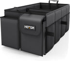 Trunk Organizer - Foldable Trunk Storage for Cars & SUV, Black,  21.3"×12.6"×10.6"
