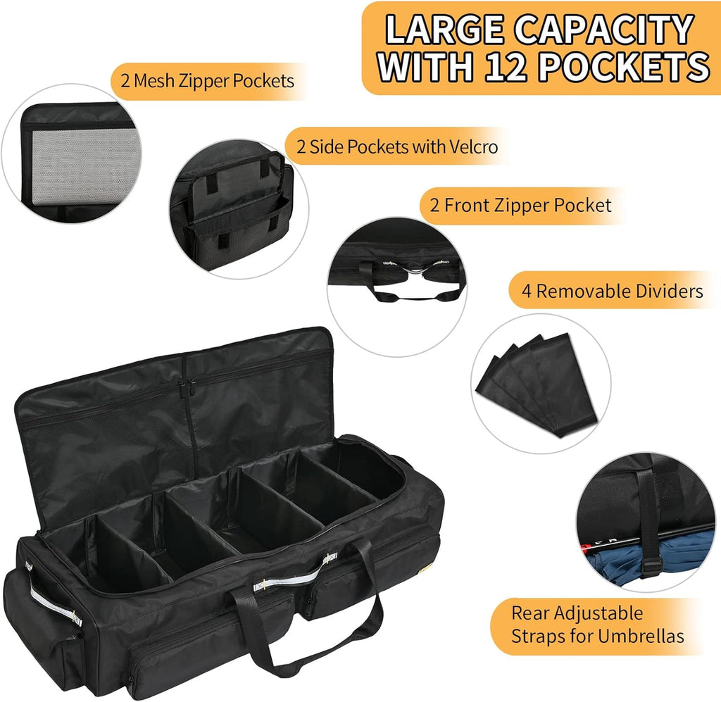 Under Seat Storage Bag Compatible with Supercrew Cab,Truck Underseat Organizers