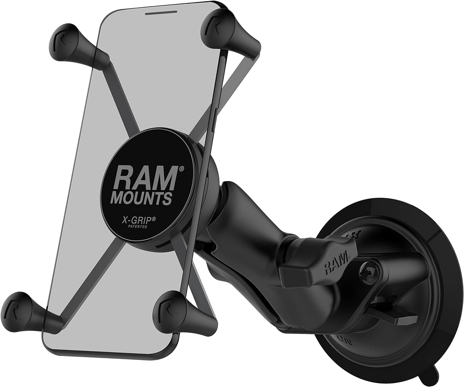 X-Grip Cell Phone Mount with RAM Twist-Lock Suction Cup Base (RAM-B-166-UN10U) 