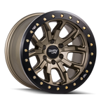 Dirty Life 9303 DT-1 17x9 / 8x170 BP / -12mm Offset / 130.8mm Hub Satin Gold Wheel - Beadlock