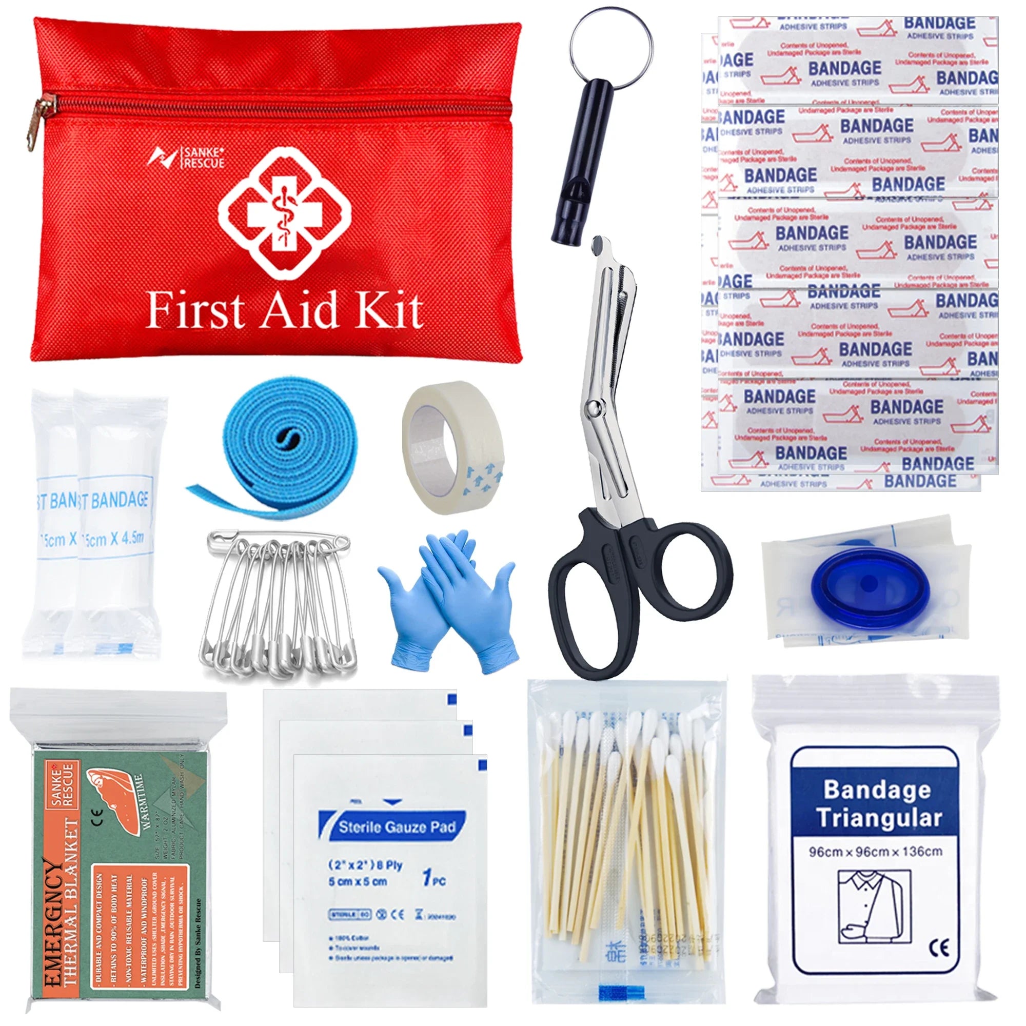 Ultimate Tactical First Aid Kit - Essential Survival Gear for Car, Camping, and Outdoor Adventures