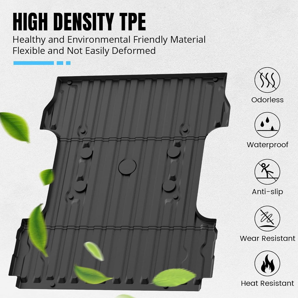 3D TPE Pickup Truck Bed Mat, Compatible with 2017-2024 Ford F-250/F-350/F-