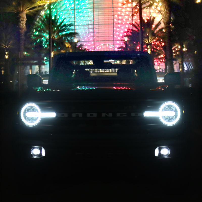 21-25 Ford Bronco / 22-25 Bronco Raptor NOVA-Series LED Projector Headlights Black