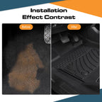 Floor Mats Liners for 2015-2025 Ford F-150/F-150 Lightning Super Crew Cab TPE