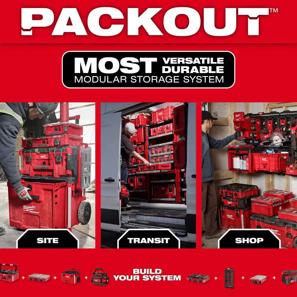 PACKOUT 22 In. Large Portable Tool Box Fits Modular Storage System