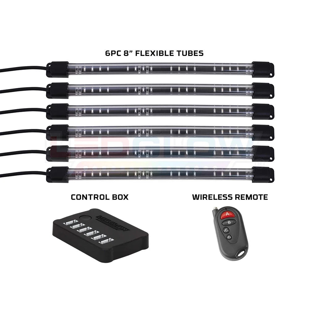 LED Interior Under-Dash Lighting Kit (6Pc)