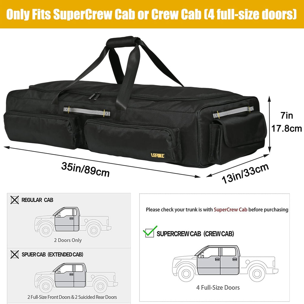 Under Seat Storage Bag Compatible with Supercrew Cab,Truck Underseat Organizers