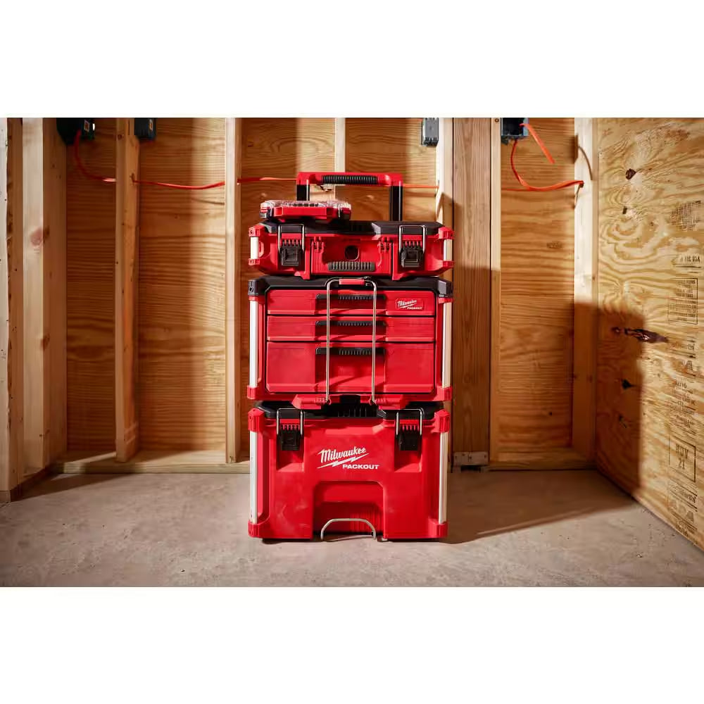 PACKOUT 22 In. Modular 3-Drawer Multi Drawer Tool Box with Metal Reinforced Corners and 50 Lbs. Capacity