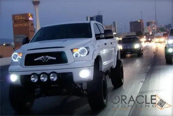 ORACLE Lighting 2007-2013 Toyota Tundra Pre-Assembled Halo Headlights - Black Housing