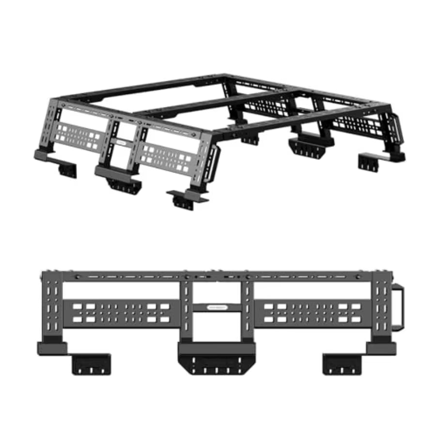 Overland Bed Rack Truck Cargo Carrier for Pickup Trucks (Universal)