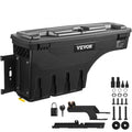 VEVOR Truck Bed Storage Box, Lockable Swing Case - Wheel Well Tool Box, Waterproof and Durable, Ford F-150 2015-2021