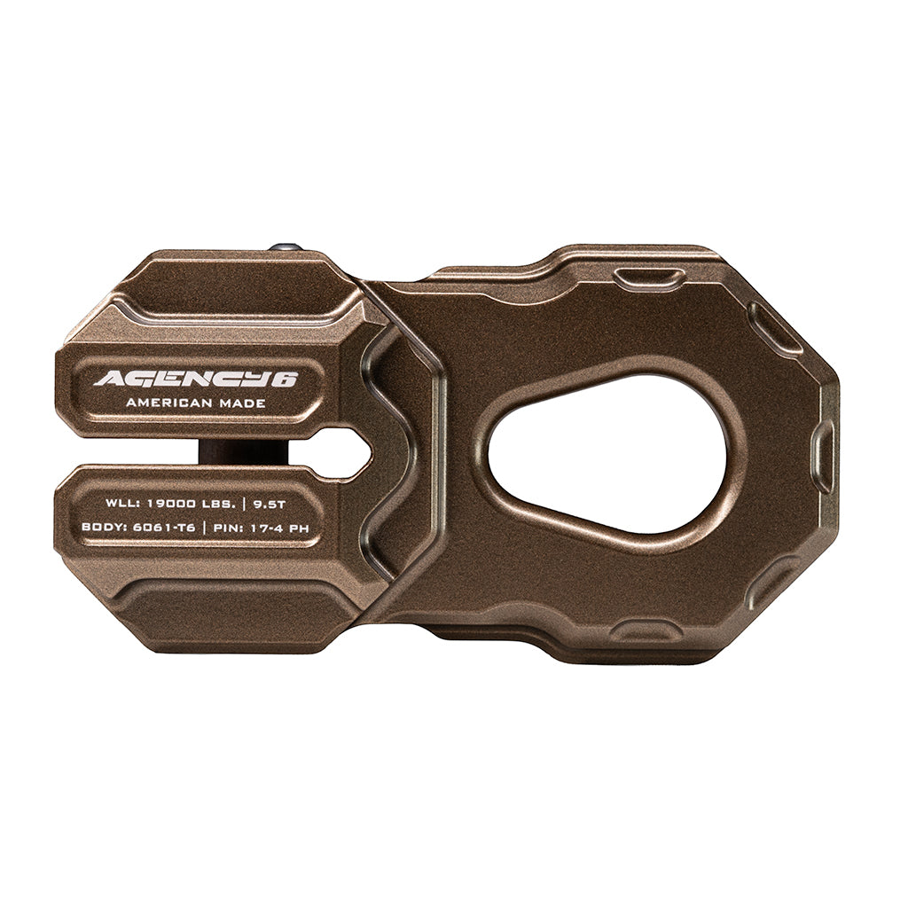 Agency 6 Billet Winch Shackle