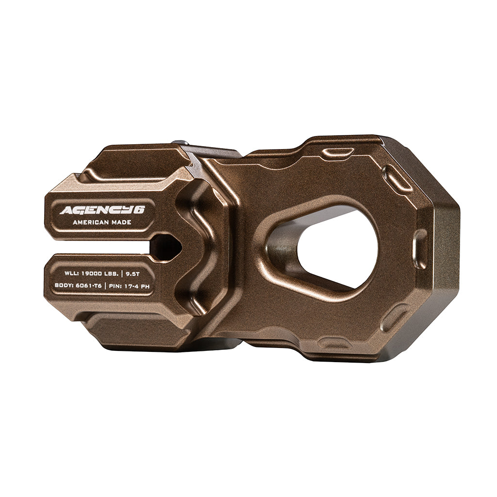 Agency 6 Billet Winch Shackle