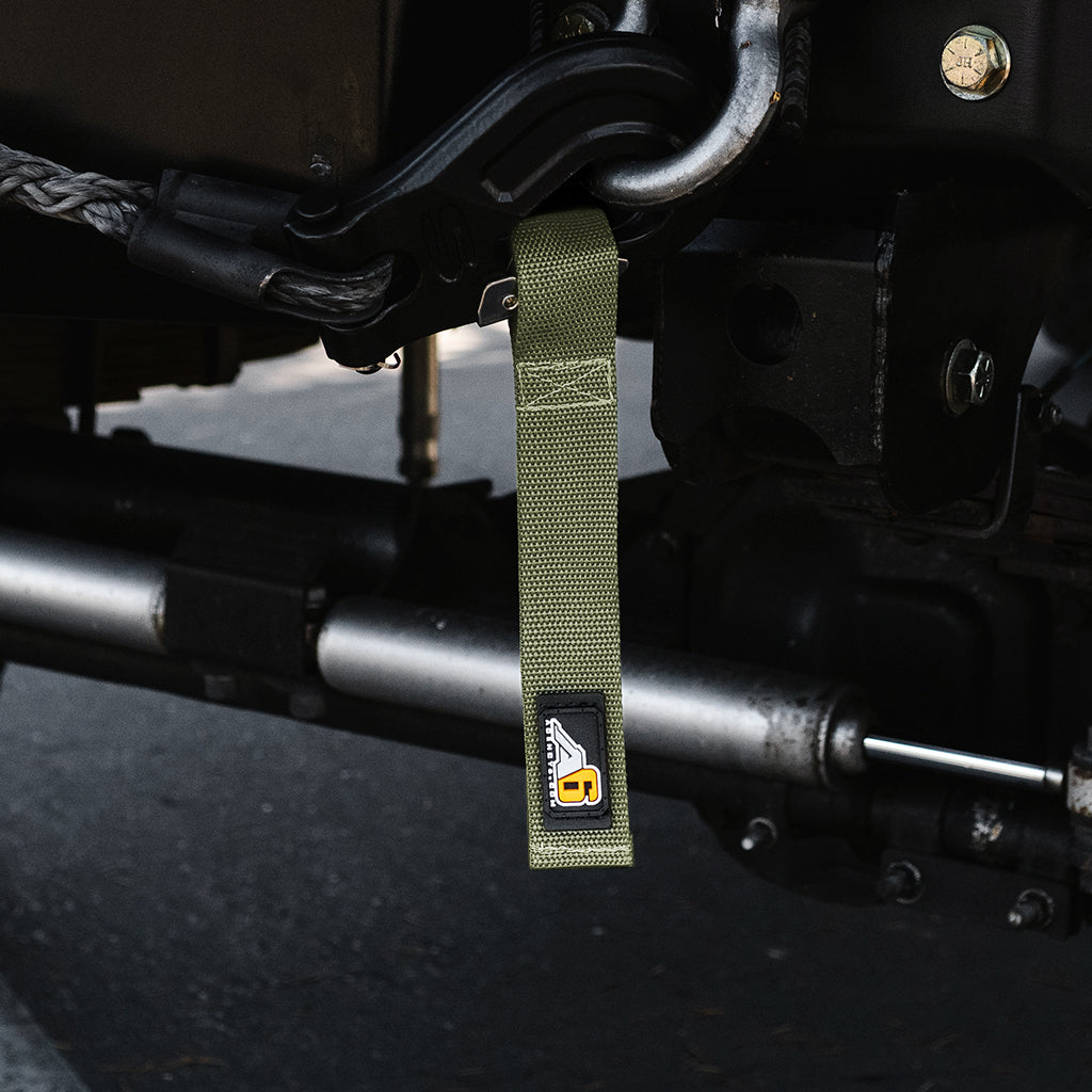 A6™ WINCH HOOK Pull Strap - 1.5 inch wide