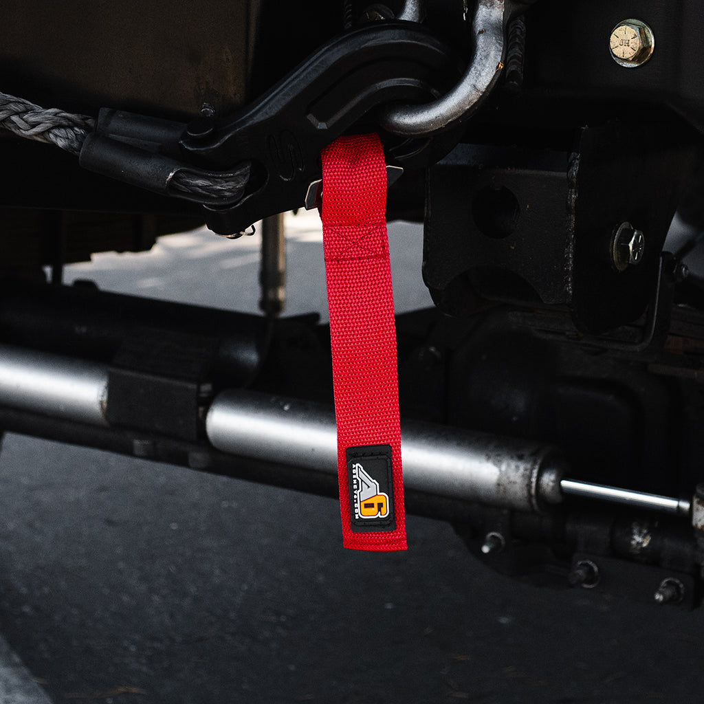 A6™ WINCH HOOK Pull Strap - 1.5 inch wide