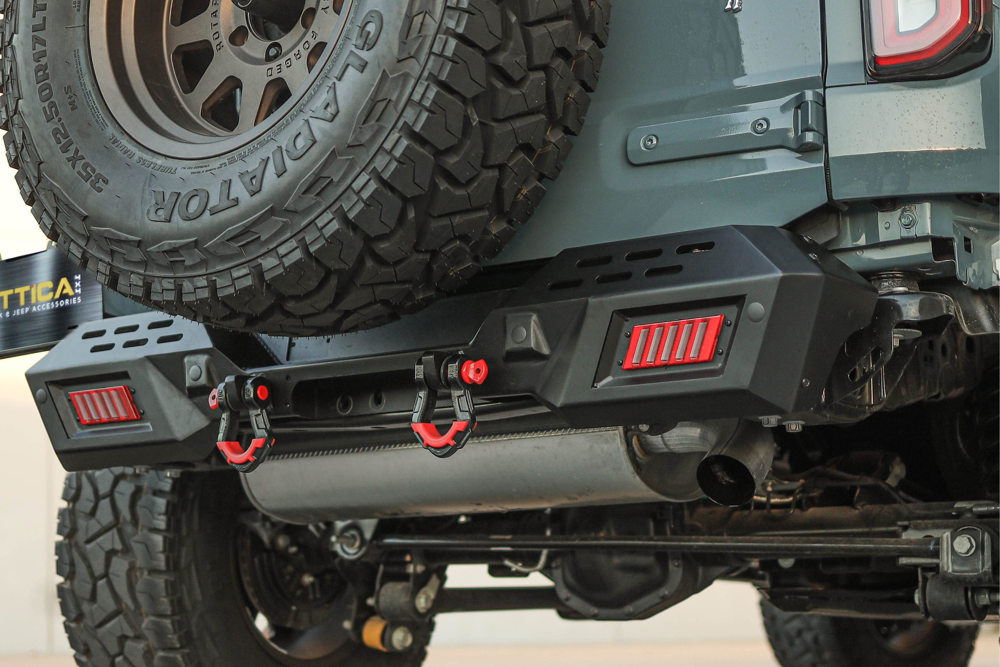 Attica 4x4 2021-2025 Ford Bronco Terra Series Rear Bumper