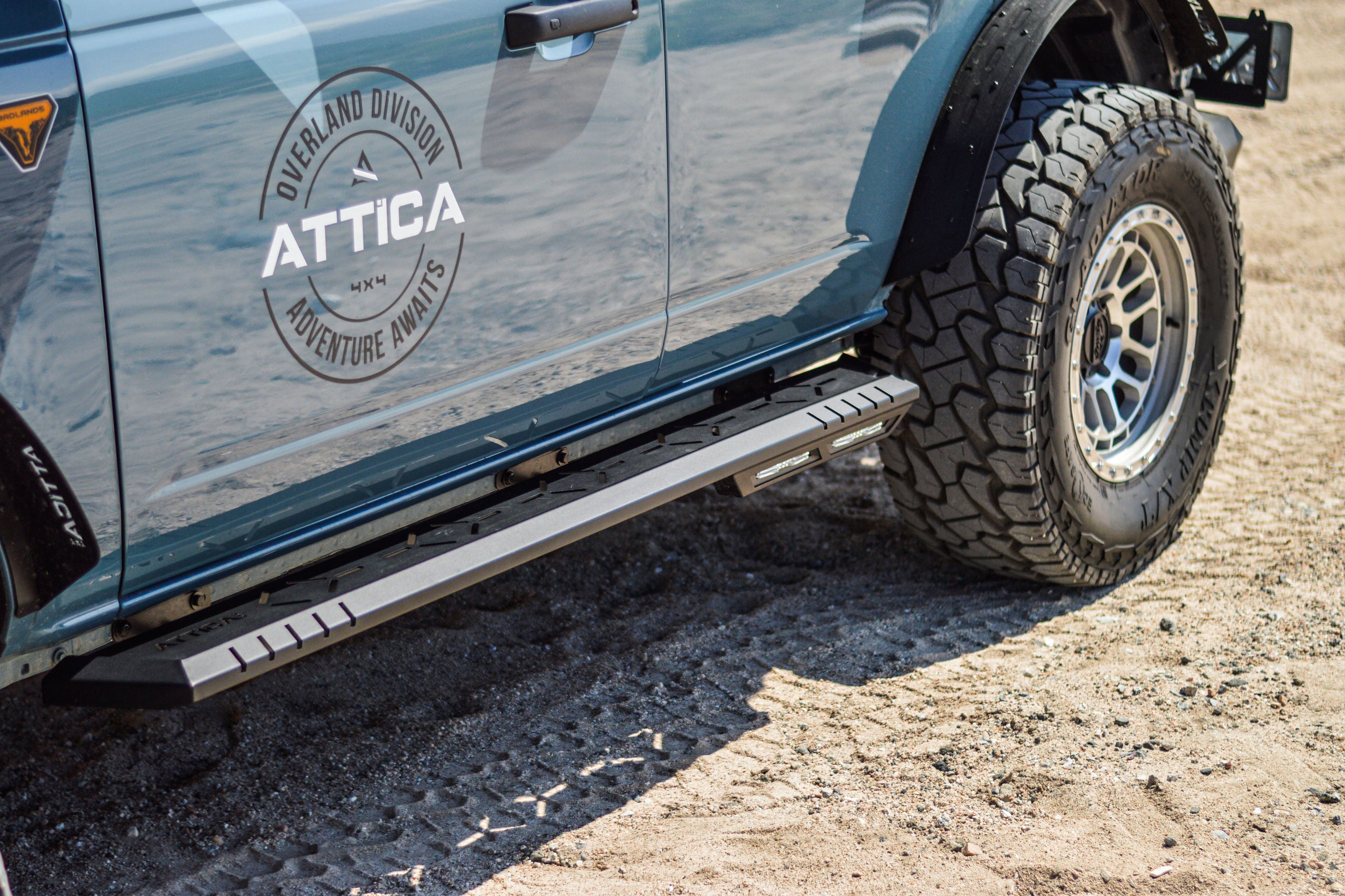 Attica 4x4 2021-2025 Ford Bronco Frontier Series Side Steps