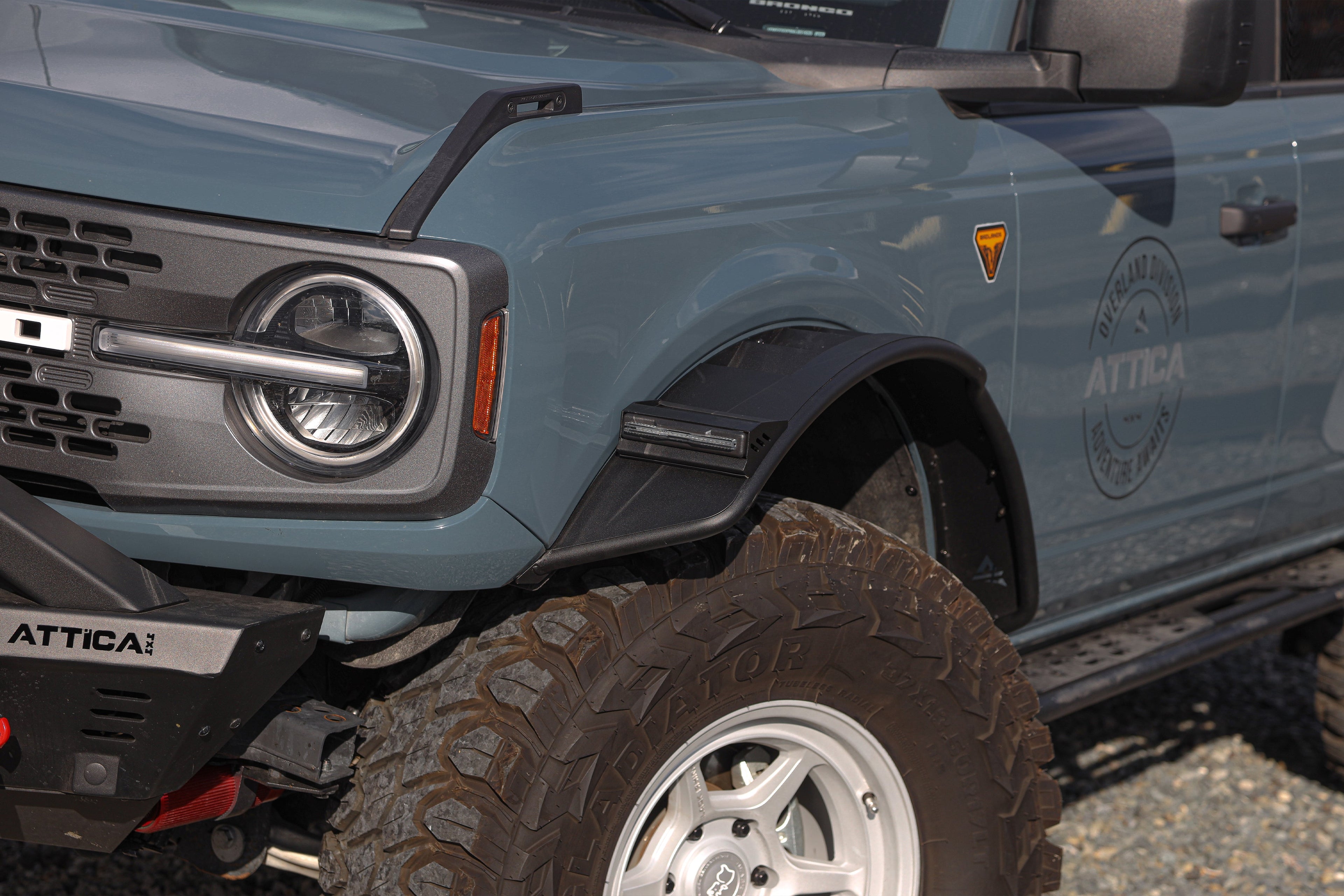 Attica 4x4 2021-2025 Ford Bronco Frontier Series Front Fender Flares