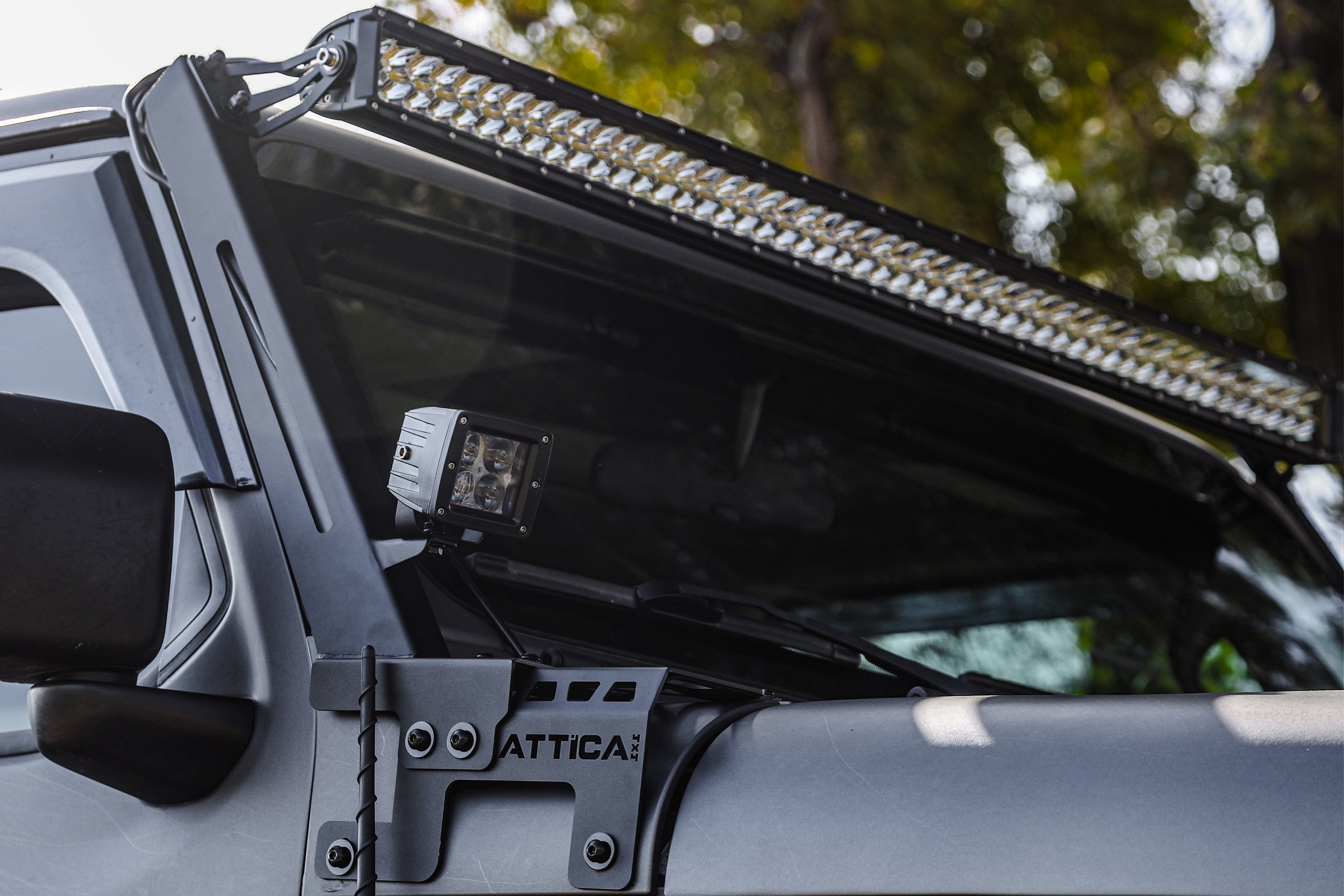 Attica 4x4 2018-2024 Jeep Wrangler JL Frontier Series Light Mount Brackets
