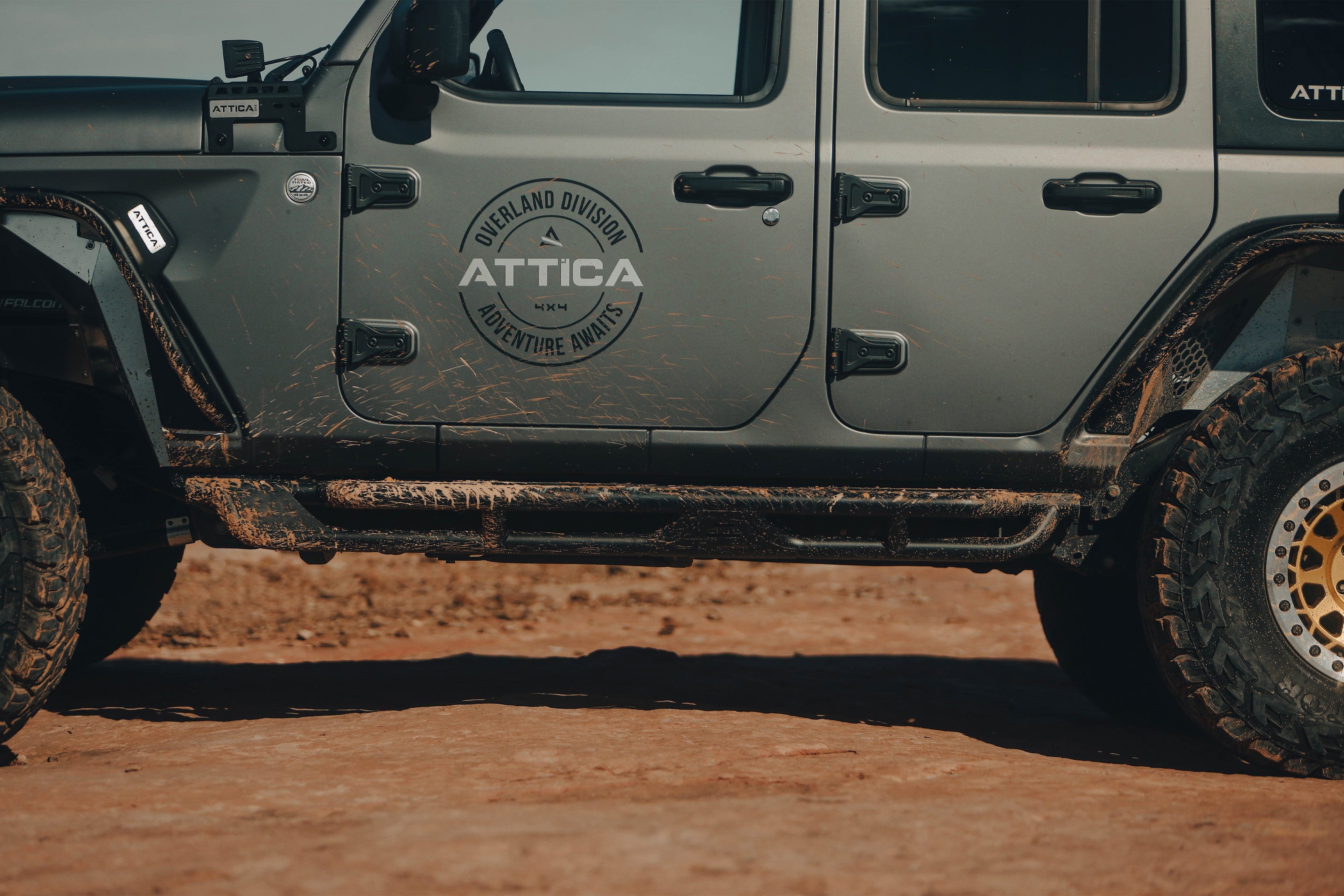 Attica 4x4 2018-2024 Jeep Wrangler JL Terra Series Side Steps