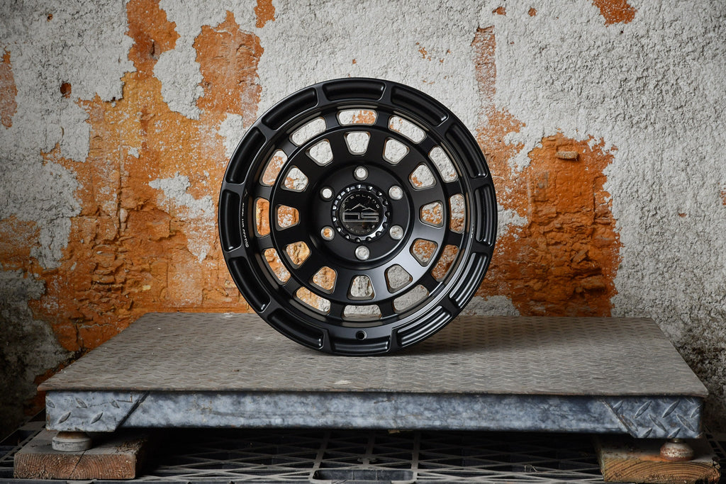 Overland Sector Badlander Forged 17x9 -35 6x139.7mm 106.1mm All Satin Black