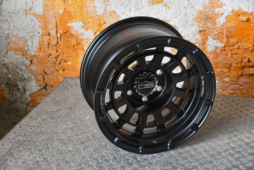 Overland Sector Badlander Forged 17x9 -35 6x139.7mm 106.1mm All Satin Black